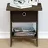 Dario Single Drawer End Table with Shelf - Brown