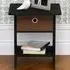 Dario Single Drawer End Table with Shelf - Brown