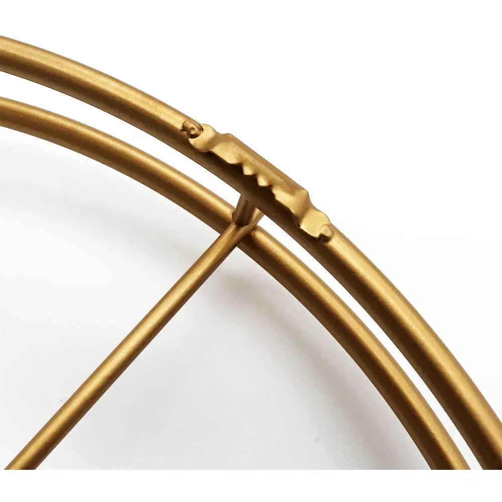 Larrys Round Wall Clock 50cm - Gold