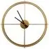 Larrys Round Wall Clock 50cm - Gold