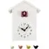 Pink Cuckoo Window Clock 25cm - Multi