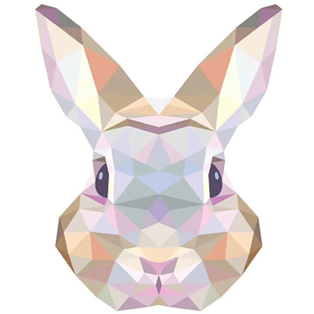 Rabbit Canvas Art Print - Multi