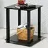 Simplistic End Table Set of 2 - Black, Espresso