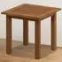 Tioman Natural Hardwood End Table - Brown