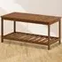 Tioman Single Shelf Coffee Table - Brown, Hardwood