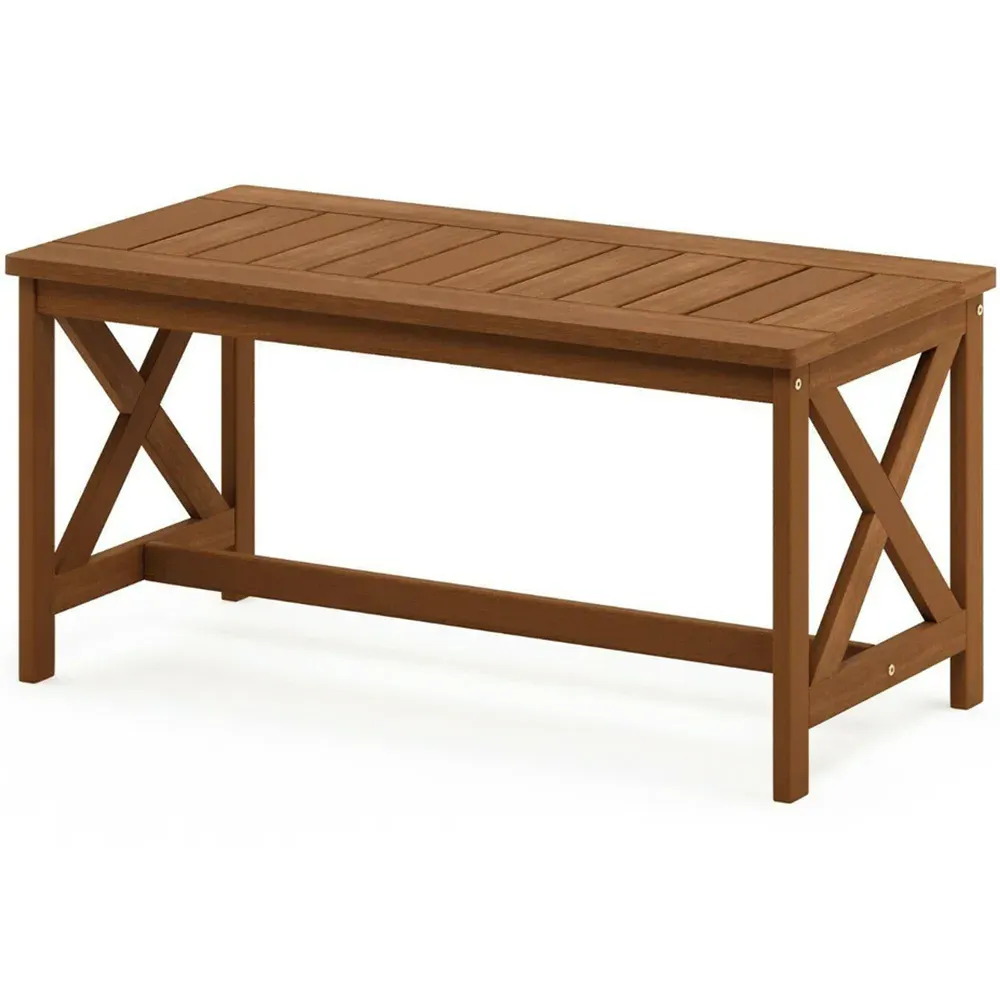 Tioman X Leg Coffee Table - Brown, Hardwood