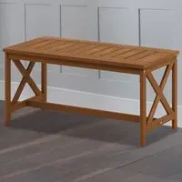 Tioman X Leg Coffee Table - Brown, Hardwood