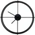 Walplus Larrys Round Wall Clock 50cm - Black