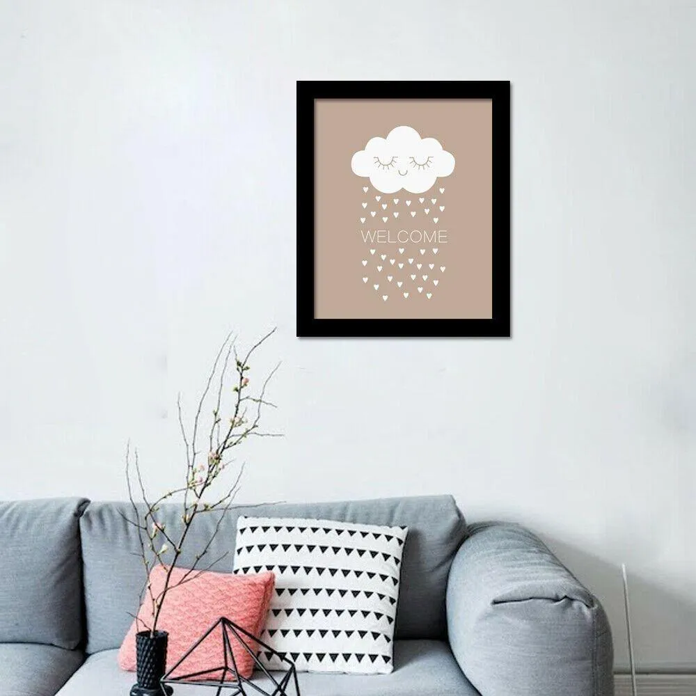 Welcome Canvas Art Print - Multi