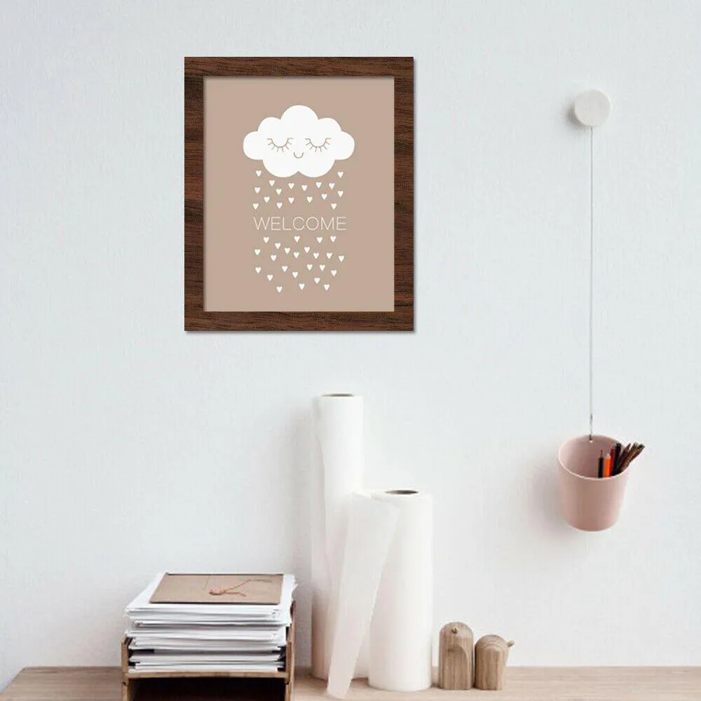 Welcome Canvas Art Print - Multi