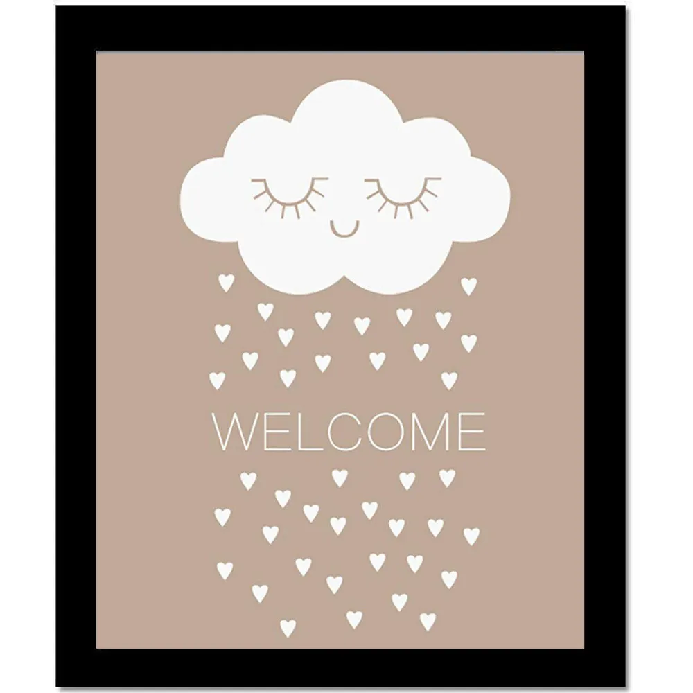 Welcome Canvas Art Print - Multi image