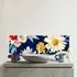 Bright Spring Flowers Glass Bathroom Splashback - Multi