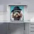 Cockapoo Dog Splashart Glass Kitchen Splashback - Multi