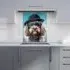 Cockapoo Dog Splashart Glass Kitchen Splashback - Multi