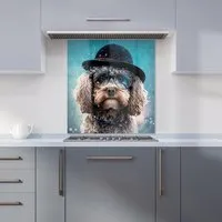 Cockapoo Dog Splashart Glass Kitchen Splashback - Multi