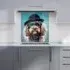 Cockapoo Dog Splashart Glass Kitchen Splashback - Multi