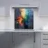 Colourful Chaos Urban Dreamscape Glass Kitchen Splashback - Multi