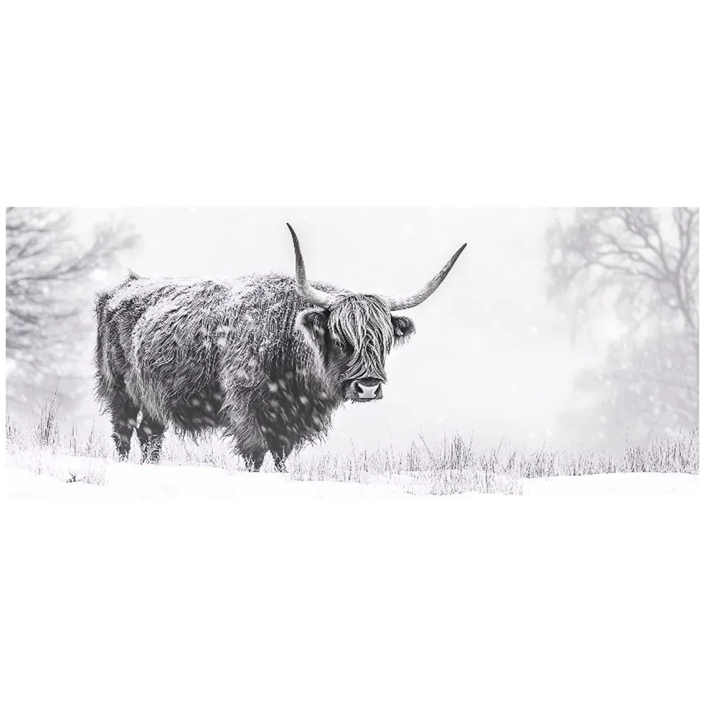 Highland Cow Bathroom Splashback - Multi