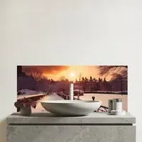 London Walk Bathroom Splashback - Multi