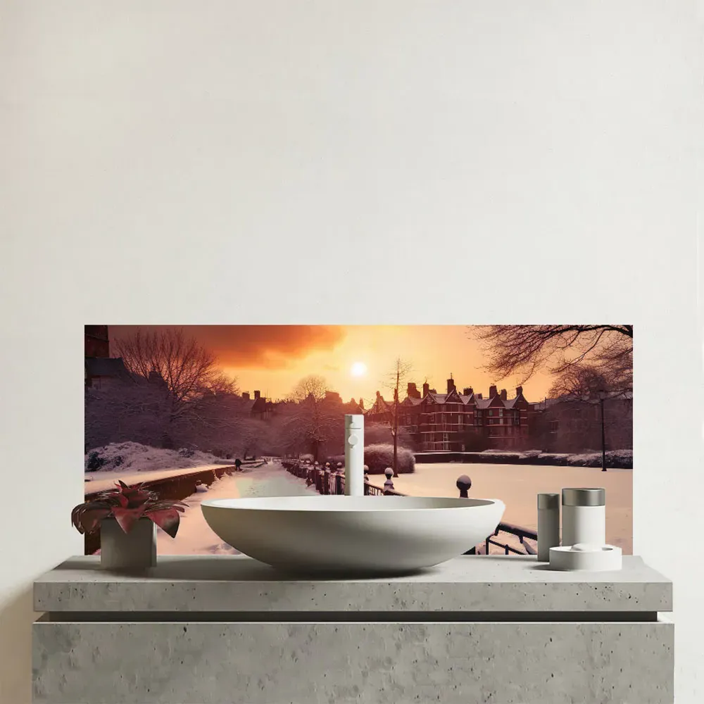 London Walk Bathroom Splashback - Multi
