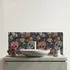 Warren Reed Dia De Los Muertos Skulls Glass Bathroom Splashback - Multi