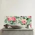 Warren Reed Sage Green and Pink Roses Glass Splashback - Multi