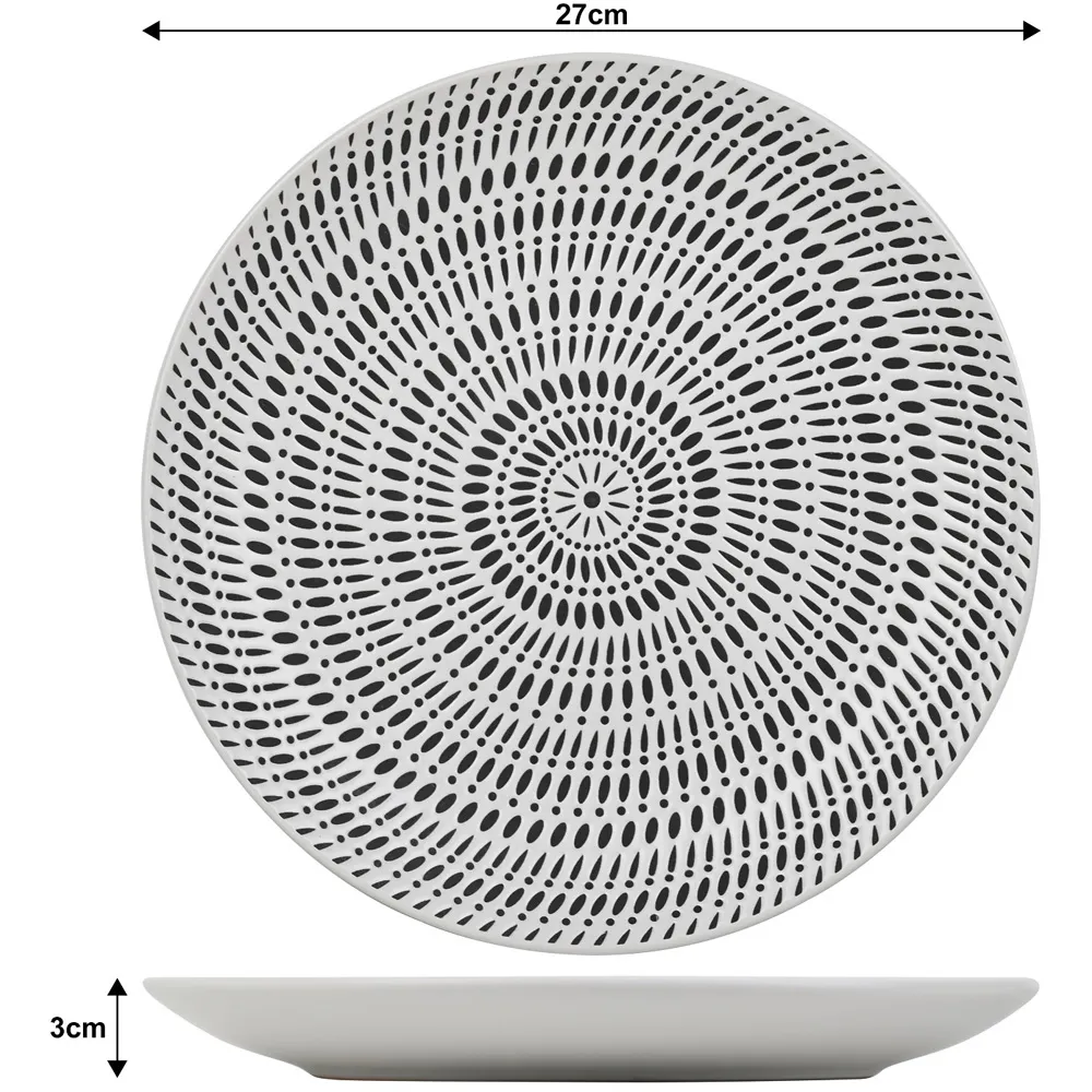 16 Piece Dinner Set - White, Stoneware