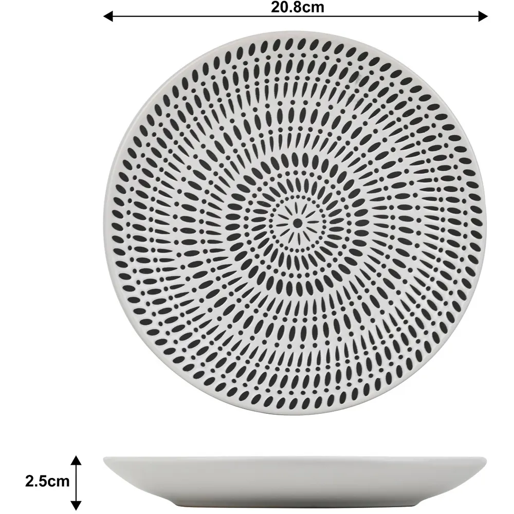 16 Piece Dinner Set - White, Stoneware