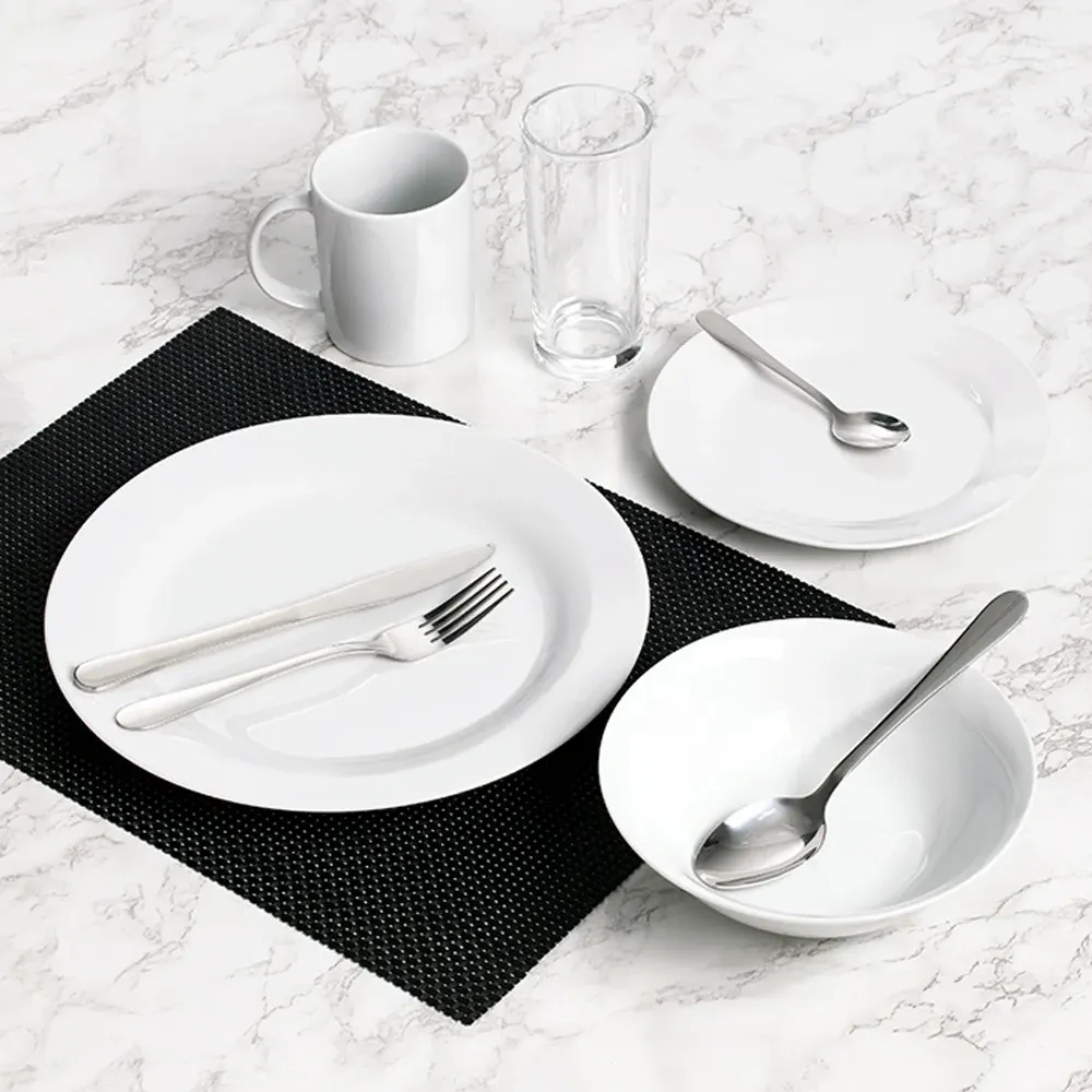 18 Piece 2 Person Dinner Set - White