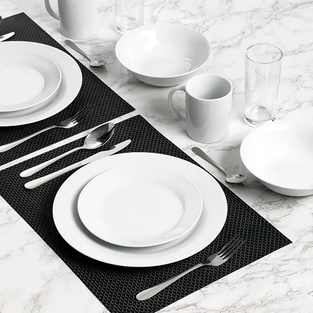 18 Piece 2 Person Dinner Set - White
