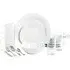 18 Piece 2 Person Dinner Set - White