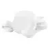 18pc Square Dinner Set - White