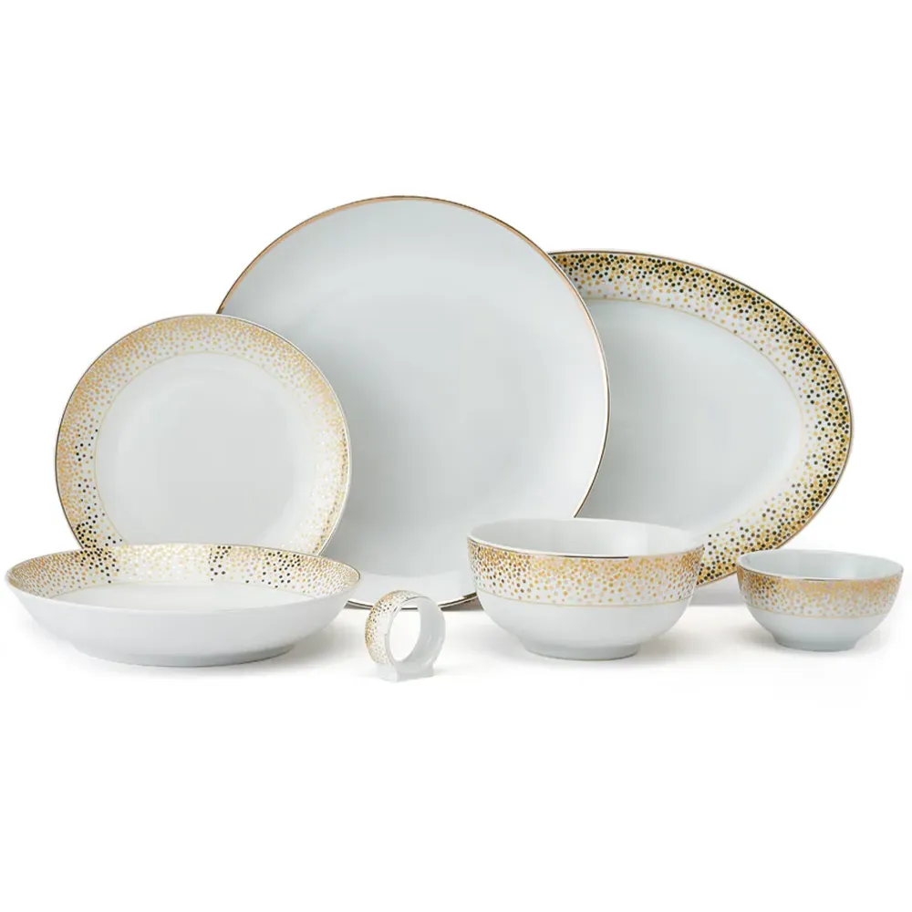 50pc Dinner Set - Gold