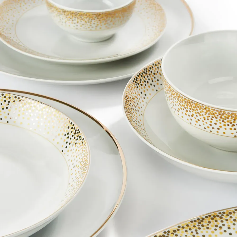 50pc Dinner Set - Gold