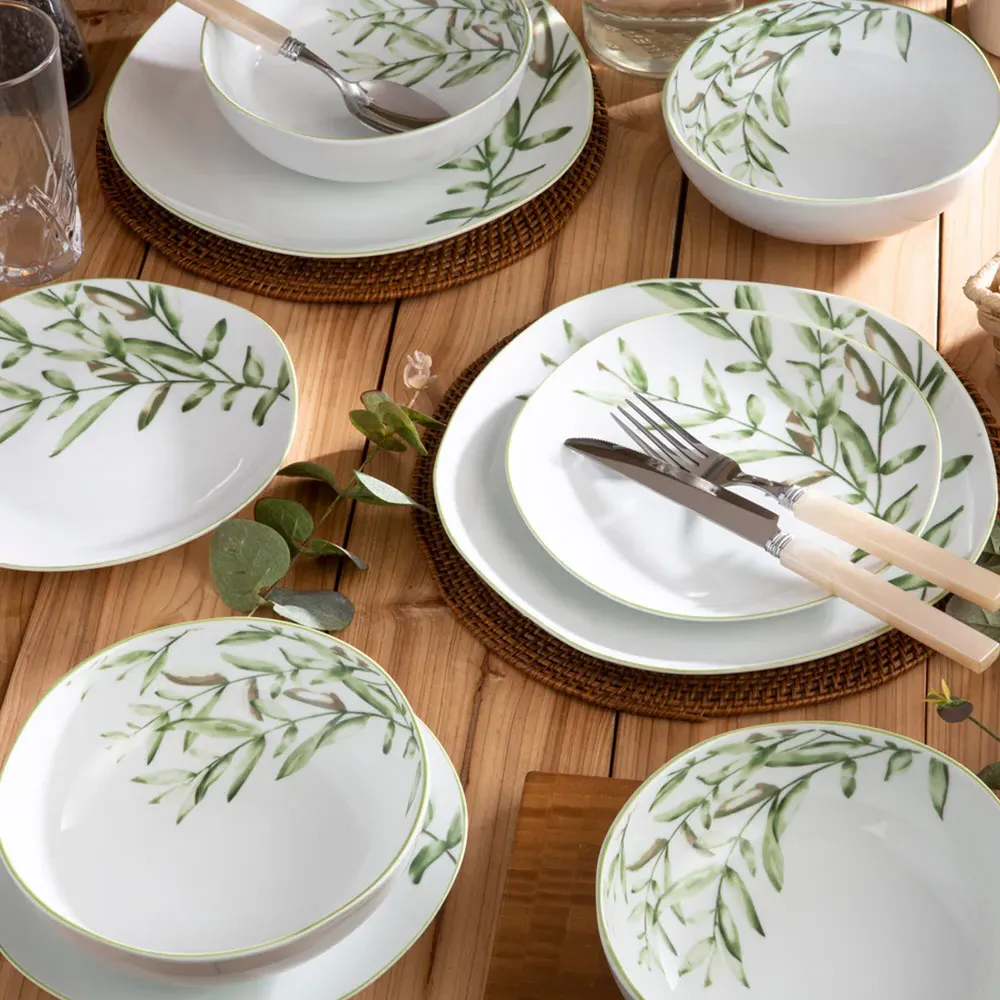 Artisan Leaf 12 Piece Dinner Set