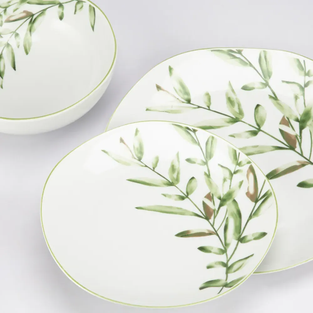Artisan Leaf 12 Piece Dinner Set
