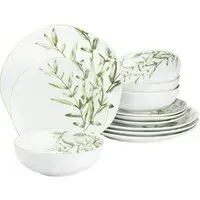 Artisan Leaf 12 Piece Dinner Set