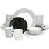 Betsy 20 Piece Dinner Set - Black, Porcelain