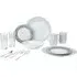 Billy Starter 36 Piece Dinner Set - White, Porcelain