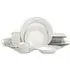 Diamond 20 Piece Dinner Set - White, Porcelain