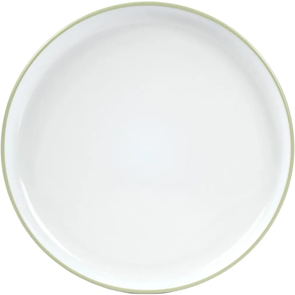 Dual Tone Pastel 16 Piece Dinner Set - Green