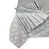 Geo Rectangle Tablecloth Set - Silver