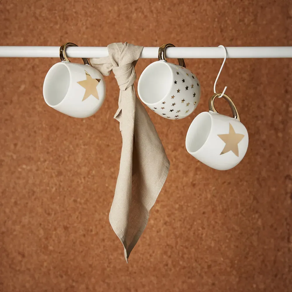 Gold Star Hug Mugs 4 Pack - Multi