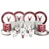 Highland Stag 30 Piece Dinner Set - Multi, Porcelain