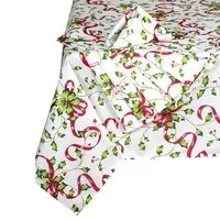 Holly Rectangle Tablecloth Set - Multi