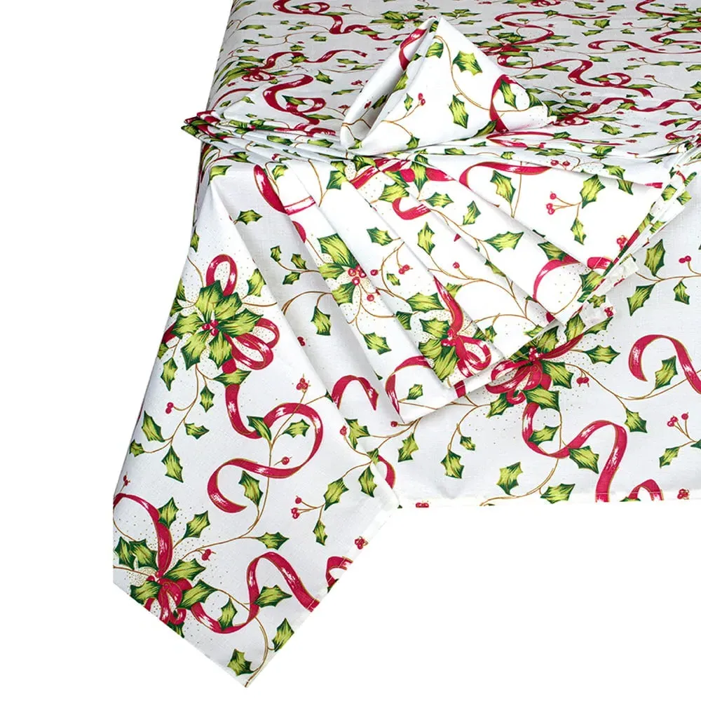 Holly Rectangle Tablecloth Set - Multi image