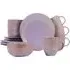 Reactive Glaze 16 Piece Dinner Set - Purple, Porcelain