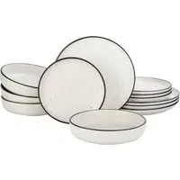 Speckle 12 Piece Dinner Set - Multi