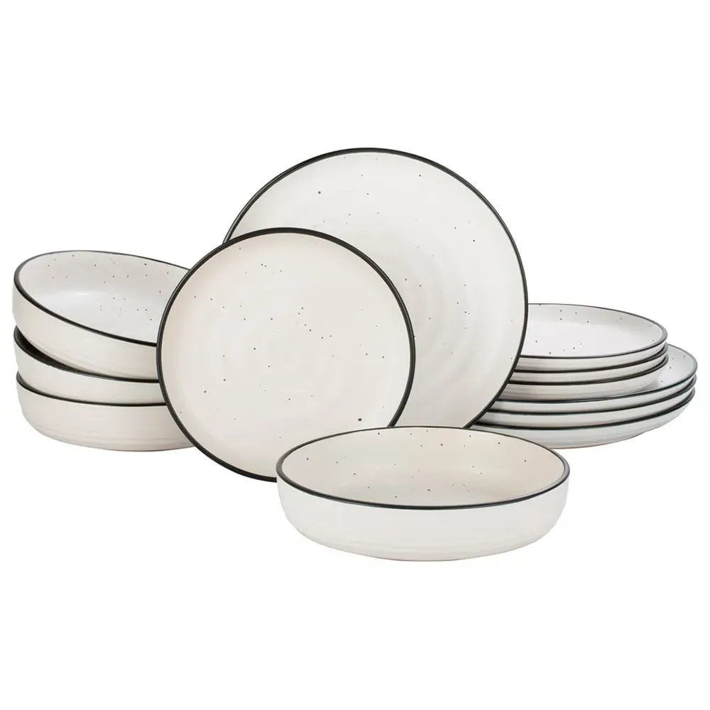 Speckle 12 Piece Dinner Set - Multi image