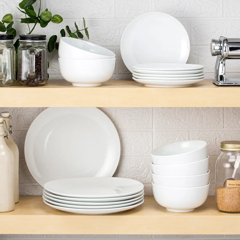 Vermont 18 Piece Dinner Set - White